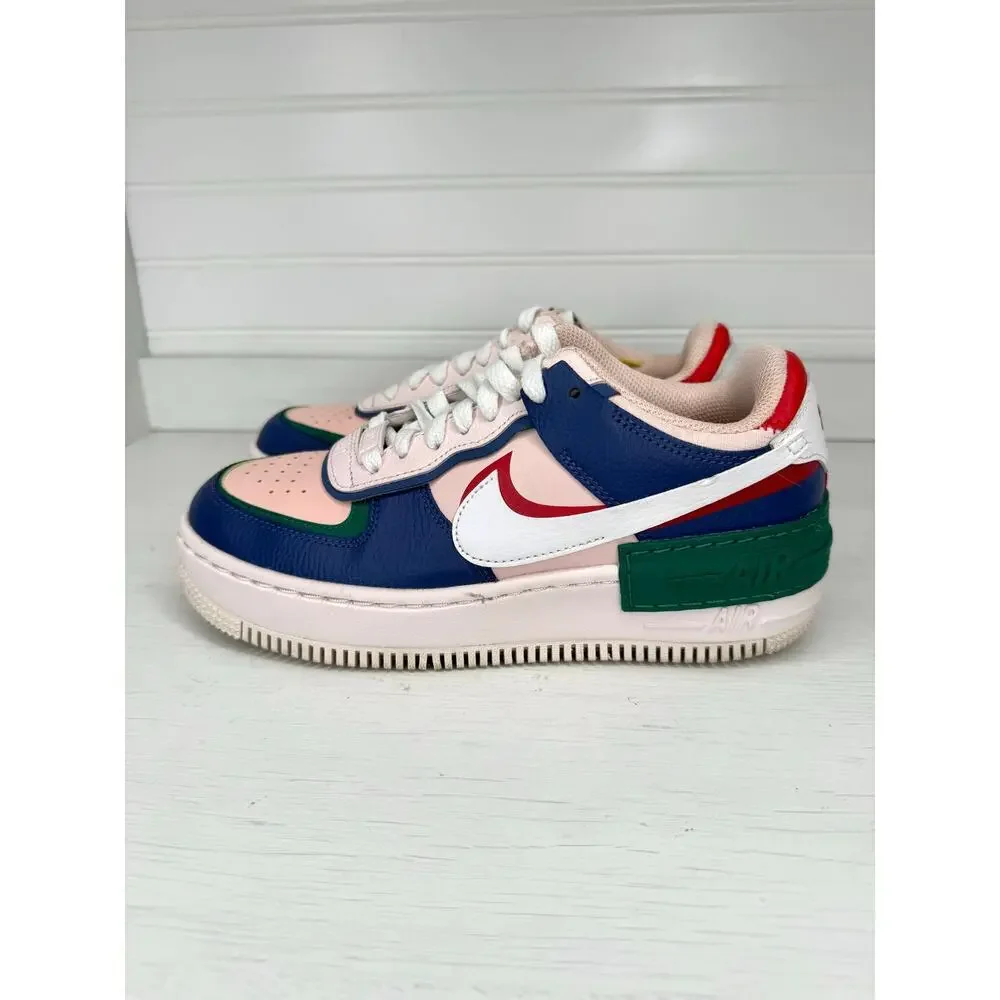 Nike Air Force 1 Shadow Mystic Navy Echo Pink CI0919-400 Women's Size 7 Low Top